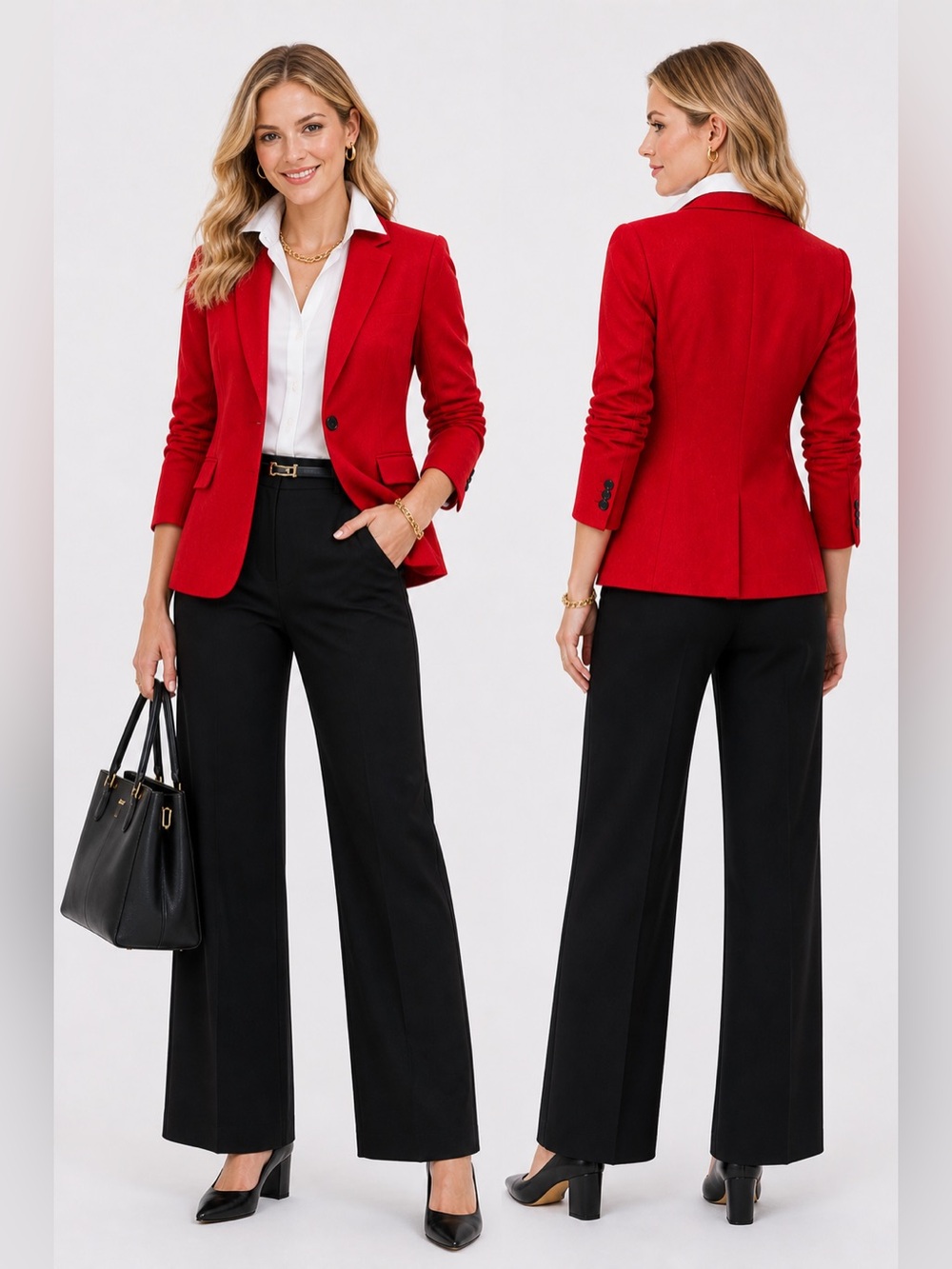 H&M Vibrant Red Women's Blazer